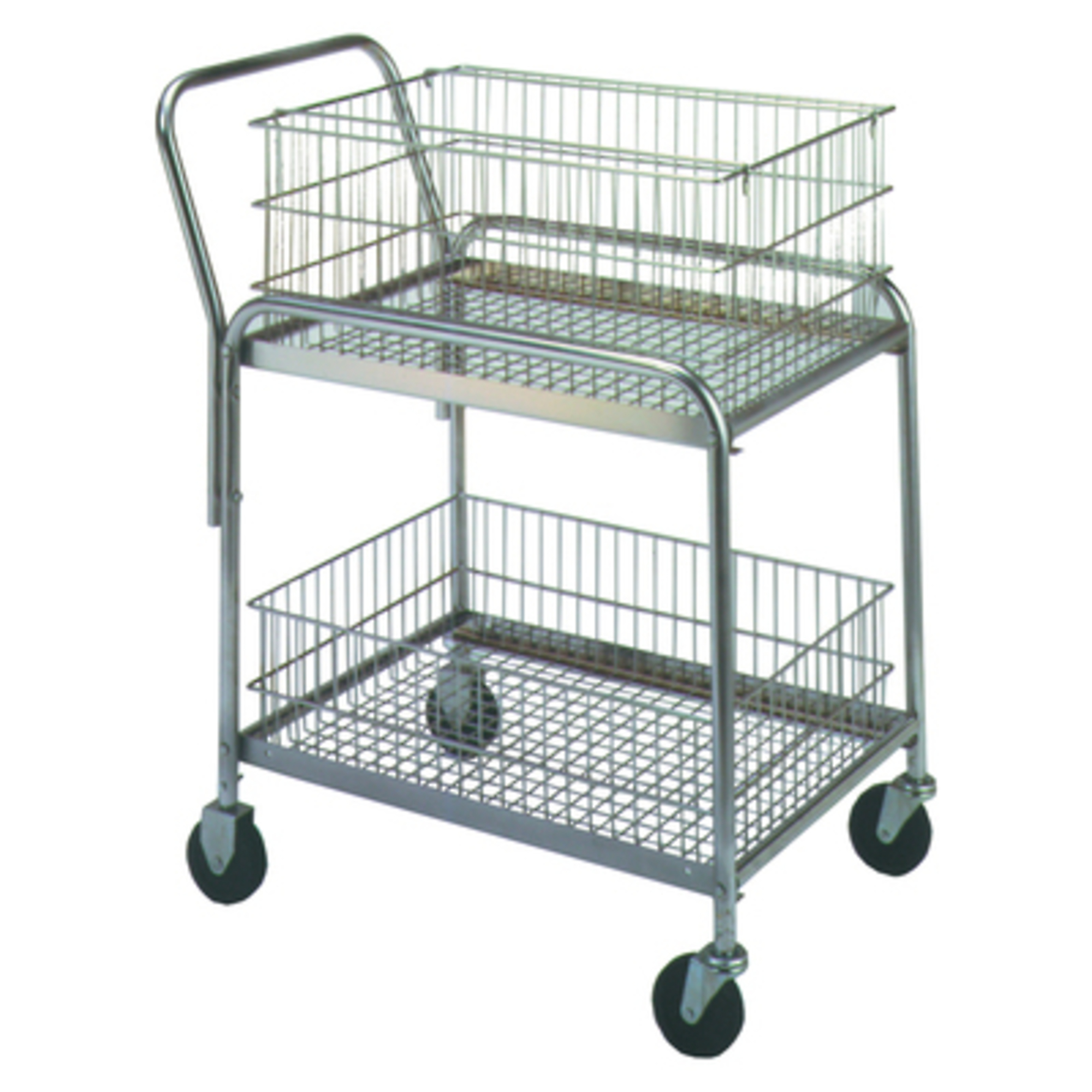 33 x 20 x 37 1/2in. Mail Cart 1/CS, Total Capacity 1 lb, Model# WS1034